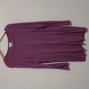 Old Navy Ribbed Tunic Tee XXL Tall Razzleberry